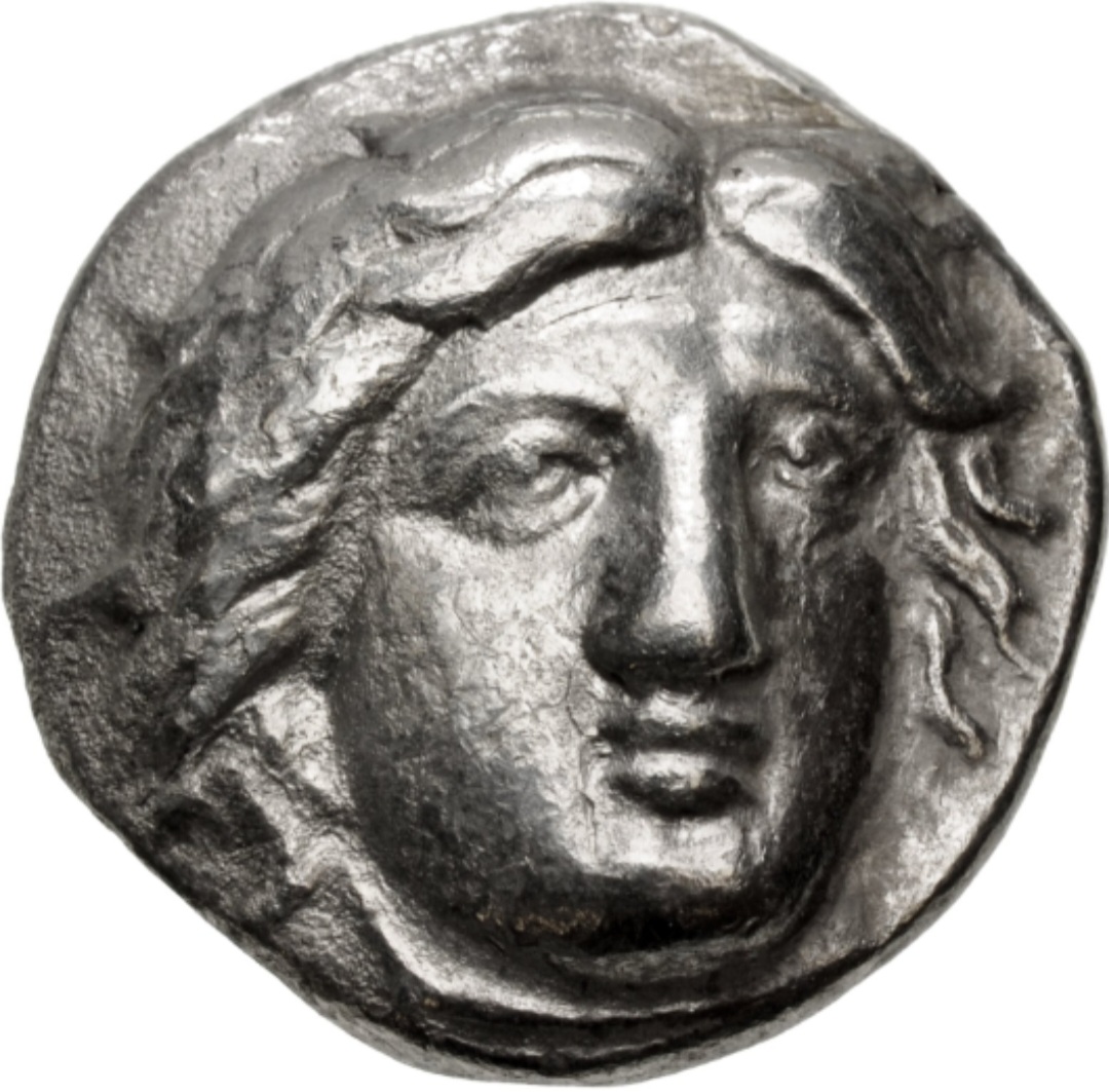 Circa-316-305-Bc.-Islands-Off-Caria,-Rhodos.-Rhodes,-AR-Didrachm